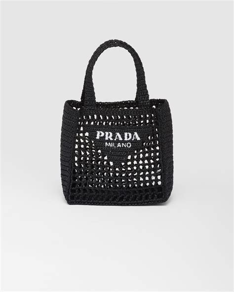 prada small raffia tote|prada small raffia tote bag.